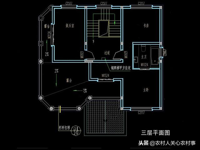 三層歐式別墅設(shè)計(jì)圖，占地120平米，美觀大氣，主體造價(jià)不高