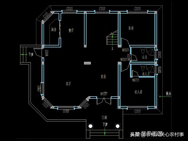 三層歐式別墅設(shè)計(jì)圖，占地120平米，美觀大氣，主體造價(jià)不高
