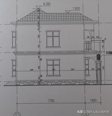 二層小洋樓建筑設(shè)計(jì)戶型圖，房子上檔次，居住也舒適