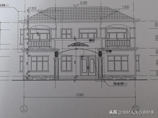 二層小洋樓建筑設(shè)計(jì)戶型圖，房子上檔次，居住也舒適