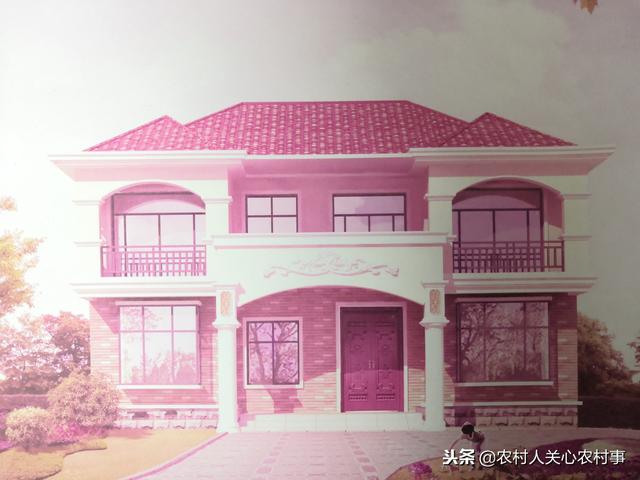 二層小洋樓建筑設(shè)計(jì)戶型圖，房子上檔次，居住也舒適