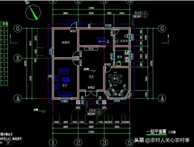 簡(jiǎn)約經(jīng)典復(fù)古的10.76×11.7米三層農(nóng)村別墅設(shè)計(jì)圖，建在農(nóng)村很合適