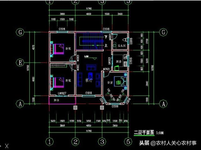 簡(jiǎn)約經(jīng)典復(fù)古的10.76×11.7米三層農(nóng)村別墅設(shè)計(jì)圖，建在農(nóng)村很合適
