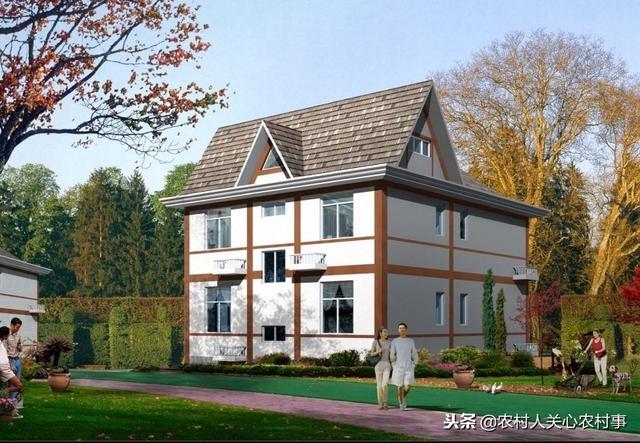 宅基地小的福利來啦，占地面積90平的二層別墅設(shè)計(jì)圖，洋氣又大氣