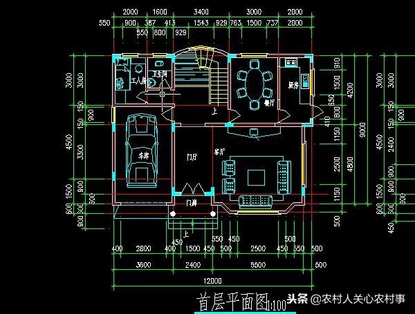 現(xiàn)代簡(jiǎn)單大氣別墅設(shè)計(jì)圖，占地面積135平米，戶型實(shí)用，符合大眾審美