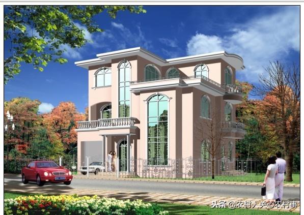 現(xiàn)代簡(jiǎn)單大氣別墅設(shè)計(jì)圖，占地面積135平米，戶型實(shí)用，符合大眾審美