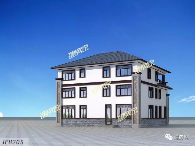 新中式別墅設(shè)計圖，風景先生都說好，越住越有錢