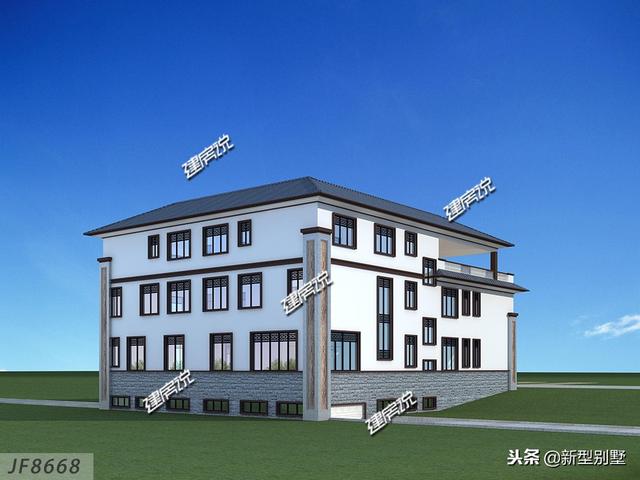 2024新款別墅設(shè)計圖，配套地下車庫，電梯，這別墅真享受