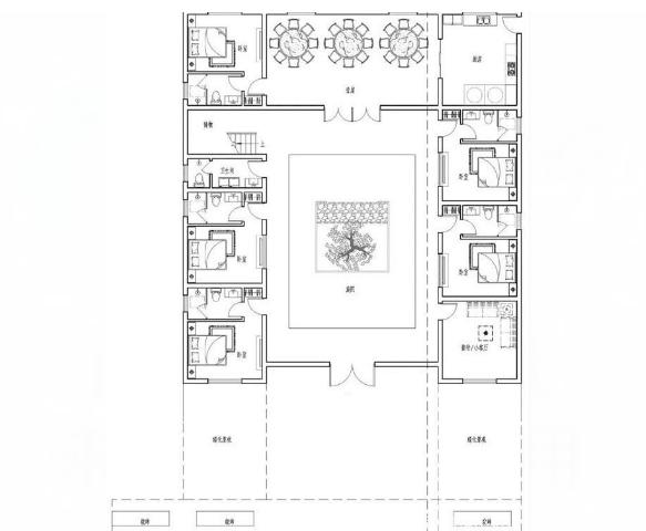 中式農(nóng)村別墅設(shè)計圖，最高級的炫富，429平米設(shè)9室2廳中庸大氣！