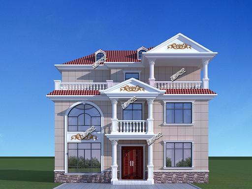 氣質(zhì)突出的歐式別墅設(shè)計(jì)圖，三四十萬建，在農(nóng)村倍受歡迎