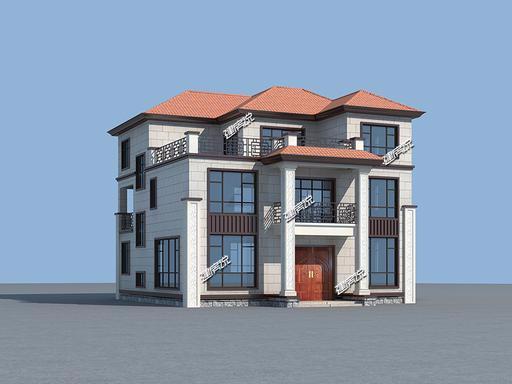 占地146平三層豪華新中式別墅設(shè)計(jì)圖，村里人都搶著蓋，超贊