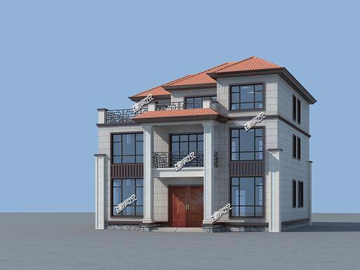 占地146平三層豪華新中式別墅設(shè)計(jì)圖，村里人都搶著蓋，超贊