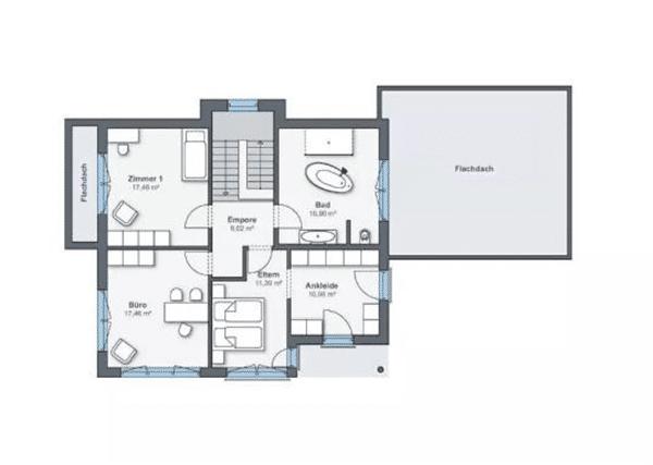 這款小戶型現(xiàn)代別墅設(shè)計圖推薦,造價廉價造型顯價，人人都建得起