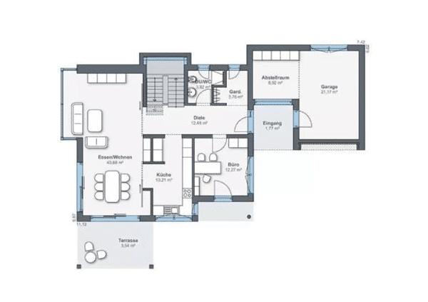 這款小戶型現(xiàn)代別墅設(shè)計圖推薦,造價廉價造型顯價，人人都建得起