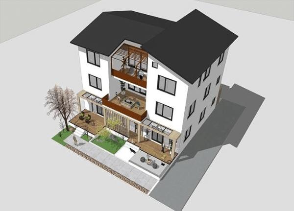 花3W定制理想別墅設(shè)計圖紙，婆家都罵我腦抽，1年后竣工全村羨慕