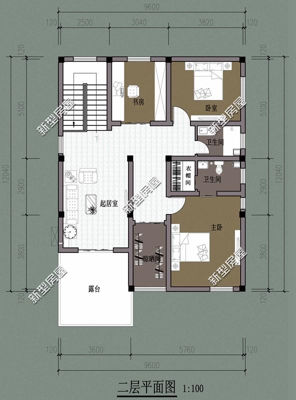5套10米面寬的農(nóng)村別墅設(shè)計(jì)圖，第4套20多萬(wàn)你建嗎？