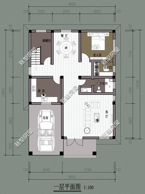 5套10米面寬的農(nóng)村別墅設(shè)計(jì)圖，第4套20多萬(wàn)你建嗎？