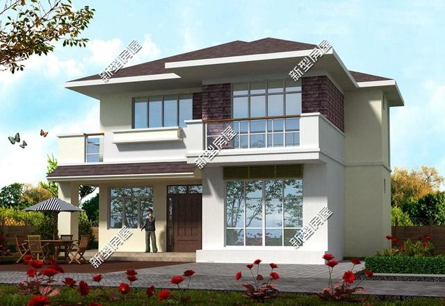 5套10米面寬的農(nóng)村別墅設(shè)計(jì)圖，第4套20多萬(wàn)你建嗎？