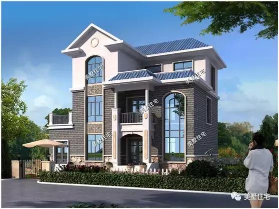 這5套三層農(nóng)村別墅設(shè)計(jì)圖，你確是要看一看，40多萬建出百萬效果