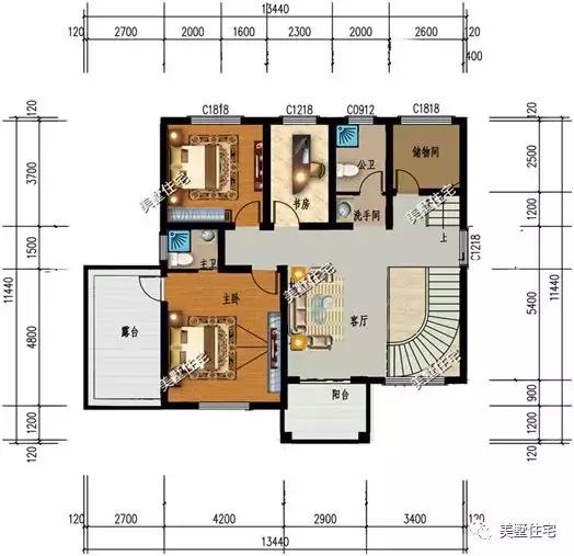 這5套三層農(nóng)村別墅設(shè)計(jì)圖，你確是要看一看，40多萬建出百萬效果