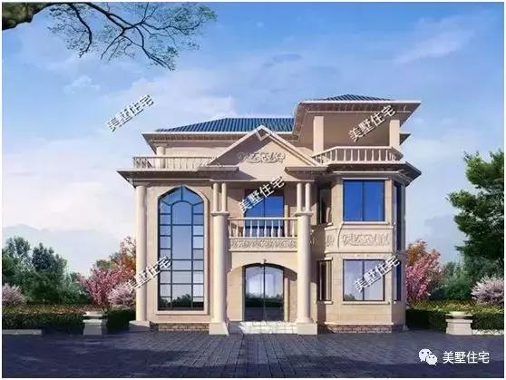 這5套三層農(nóng)村別墅設(shè)計(jì)圖，你確是要看一看，40多萬建出百萬效果