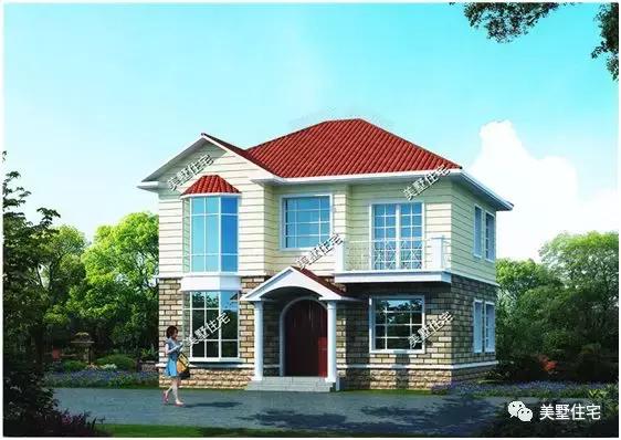 6套占地小的二層別墅設(shè)計(jì)圖，20來(lái)萬(wàn)就能建，自住養(yǎng)老都合適