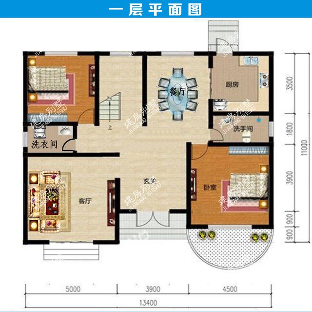 農(nóng)村二層小別墅設計圖推薦，除了外觀精致，布局更重要