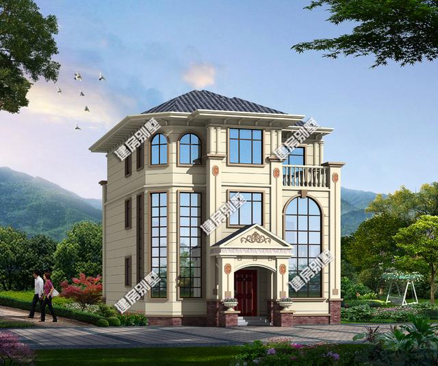 10.2x13.6意式風(fēng)格三層別墅設(shè)計(jì)圖，地下酒窖讓多少人夢(mèng)寐以求？