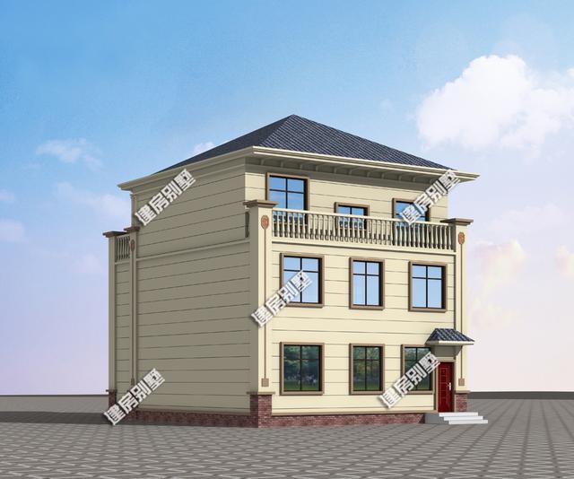 10.2x13.6意式風(fēng)格三層別墅設(shè)計(jì)圖，地下酒窖讓多少人夢(mèng)寐以求？