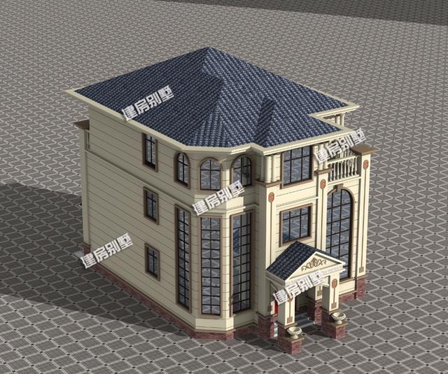 10.2x13.6意式風(fēng)格三層別墅設(shè)計(jì)圖，地下酒窖讓多少人夢(mèng)寐以求？