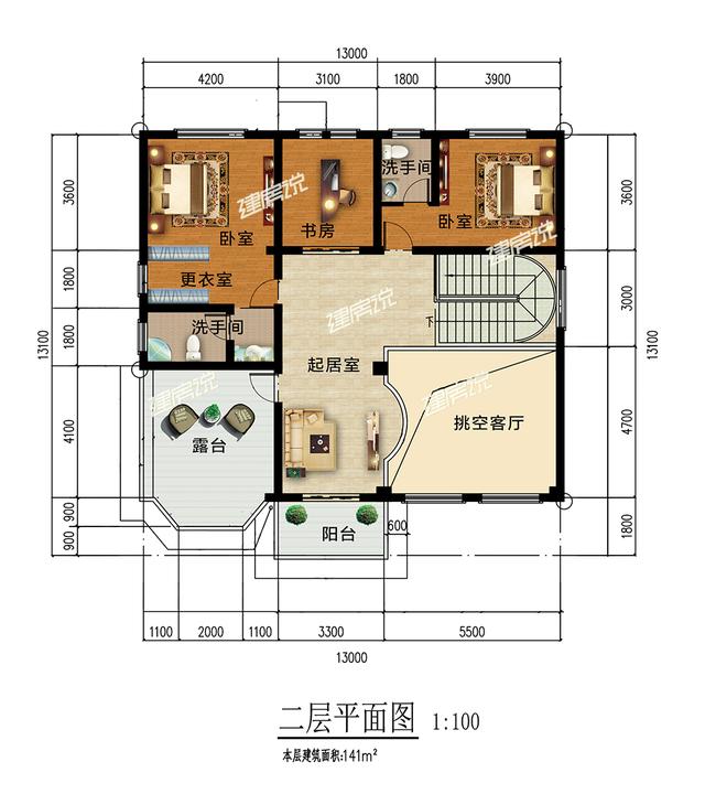 3套氣派的別墅設(shè)計圖，送給實(shí)力派的你