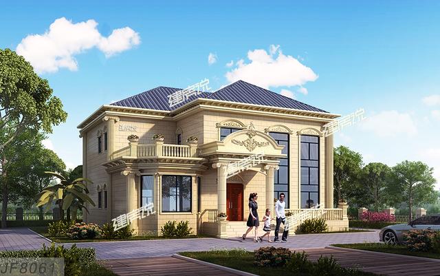 3套氣派的別墅設(shè)計圖，送給實(shí)力派的你