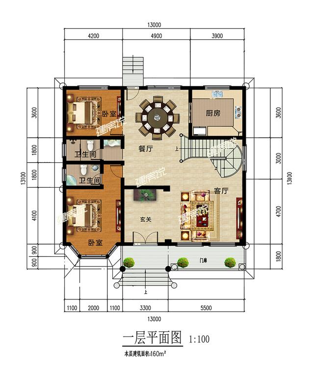 3套氣派的別墅設(shè)計圖，送給實(shí)力派的你