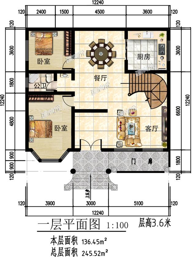 3套氣派的別墅設(shè)計圖，送給實(shí)力派的你