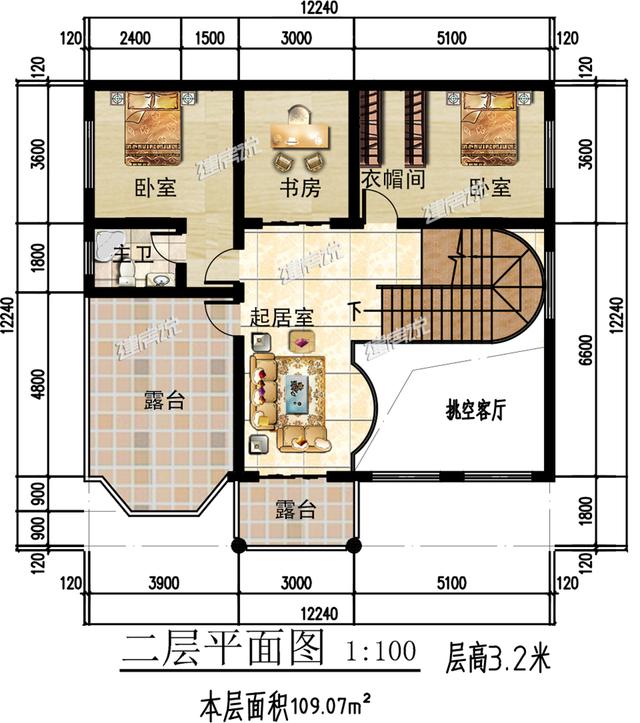 3套氣派的別墅設(shè)計圖，送給實(shí)力派的你