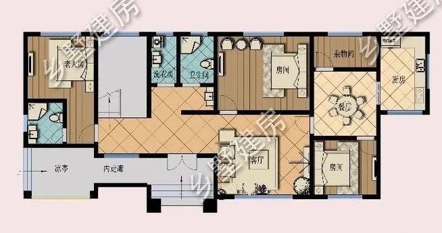 鄉(xiāng)村別墅設(shè)計圖推薦，和父母歡聚一堂，勝過城市豪宅卻冷清一人