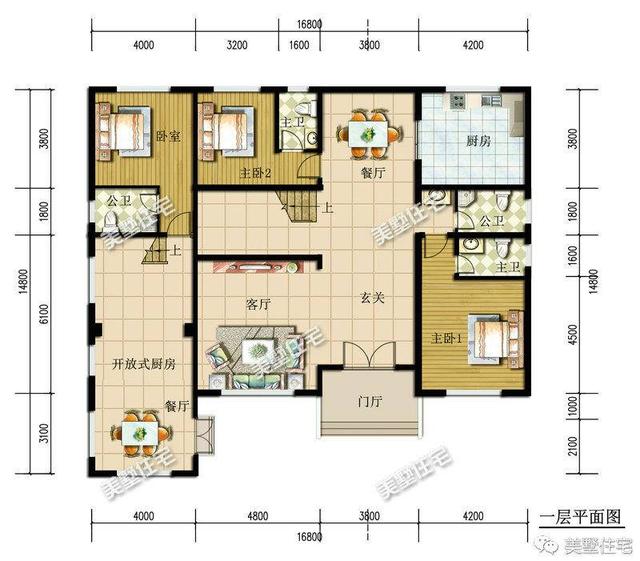 江西人喜歡的典雅低調(diào)三層別墅設(shè)計(jì)圖，功能實(shí)用造型大方