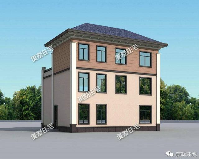 江西人喜歡的典雅低調(diào)三層別墅設(shè)計(jì)圖，功能實(shí)用造型大方