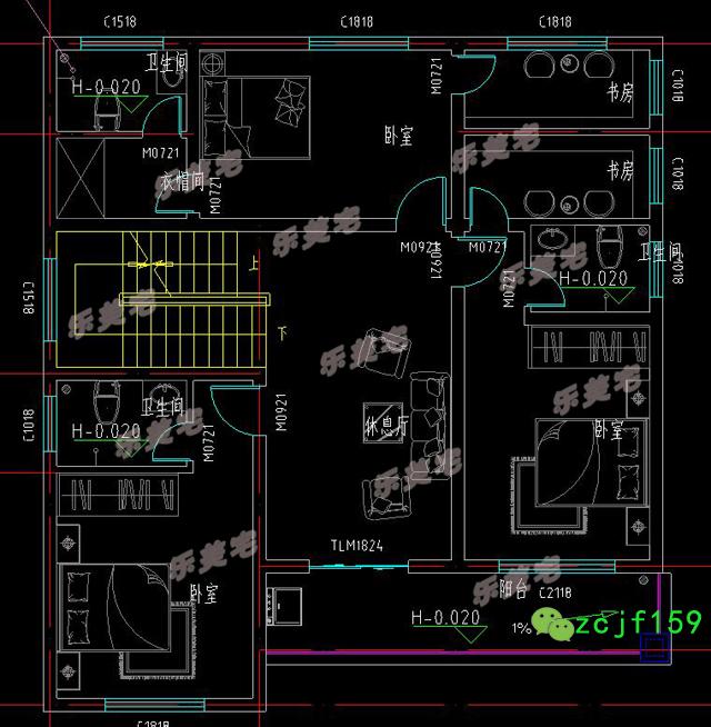 簡(jiǎn)單實(shí)用農(nóng)村二層自建房住宅設(shè)計(jì)效果圖，平屋頂設(shè)計(jì)，符合農(nóng)村生活習(xí)慣