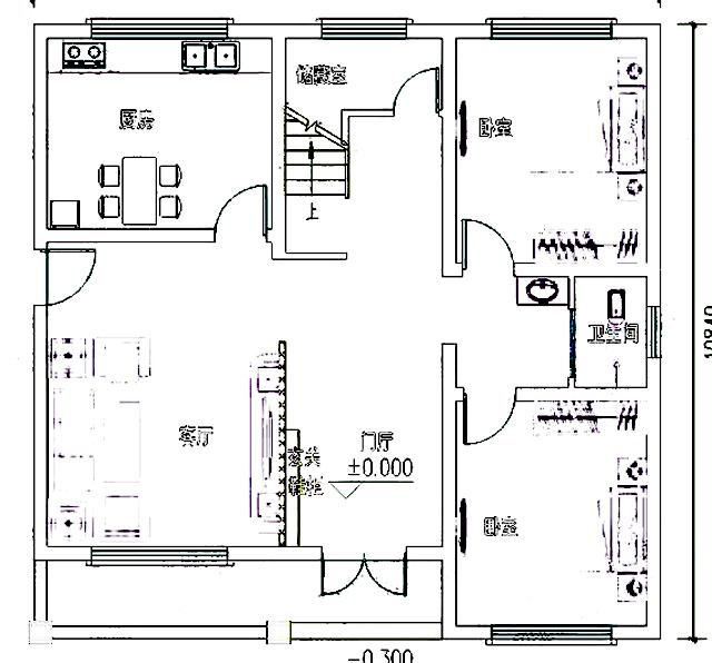 歐式田園風(fēng)二層小別墅設(shè)計(jì)圖，清新自然，溫馨優(yōu)雅