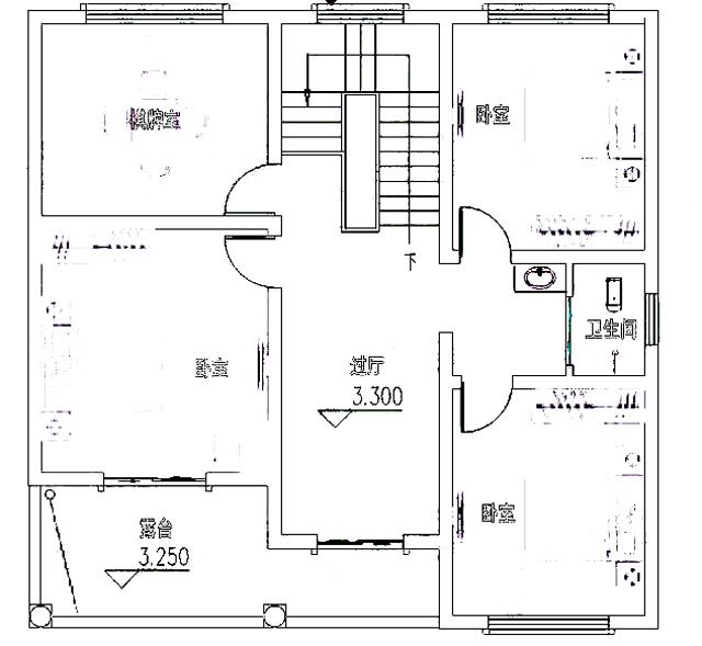 歐式田園風(fēng)二層小別墅設(shè)計(jì)圖，清新自然，溫馨優(yōu)雅