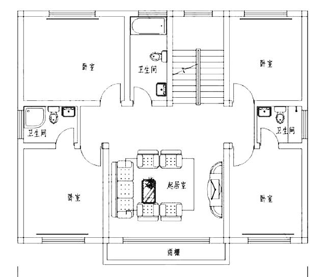 歐式風(fēng)格別墅設(shè)計(jì)農(nóng)村小洋樓自建房設(shè)計(jì)圖，低調(diào)典雅，明快跳躍