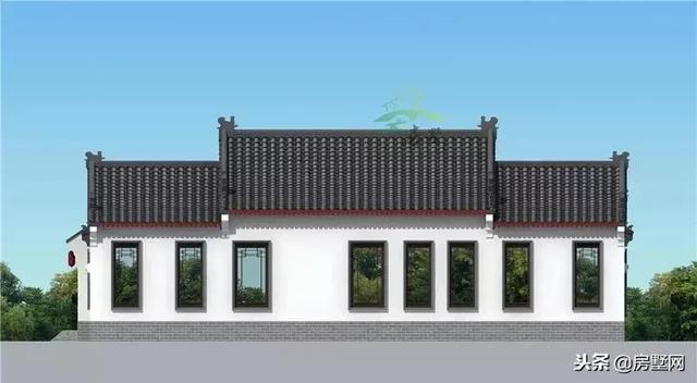 一層四合院別墅設計圖，別致的格局，時代感非常強