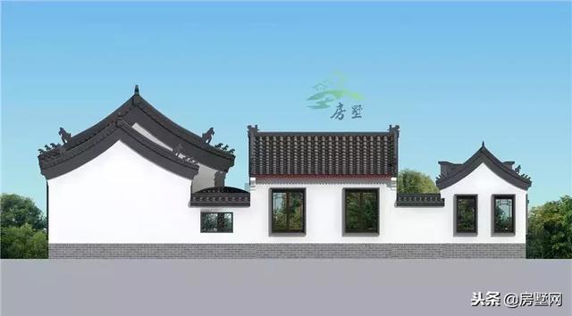 一層四合院別墅設計圖，別致的格局，時代感非常強