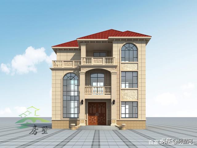 三層豪華歐式別墅設(shè)計(jì)圖，宮廷似的舒適度，符合現(xiàn)代農(nóng)村的潮流