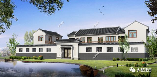 這款中式四合院別墅設(shè)計圖，秀氣又美觀，住起來相當(dāng)舒適