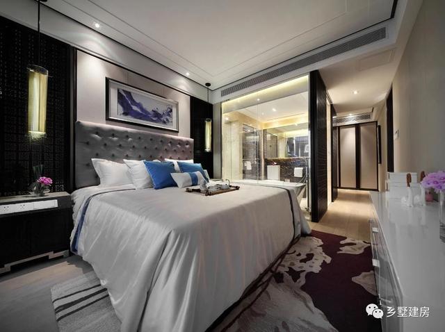 簡歐風農(nóng)村雙拼自建房設計圖，客廳挑空，時尚又大氣