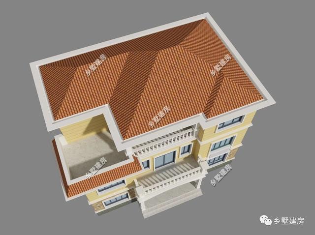 13x9米三層歐式別墅設(shè)計(jì)圖，設(shè)計(jì)美觀又大氣，越看越好看