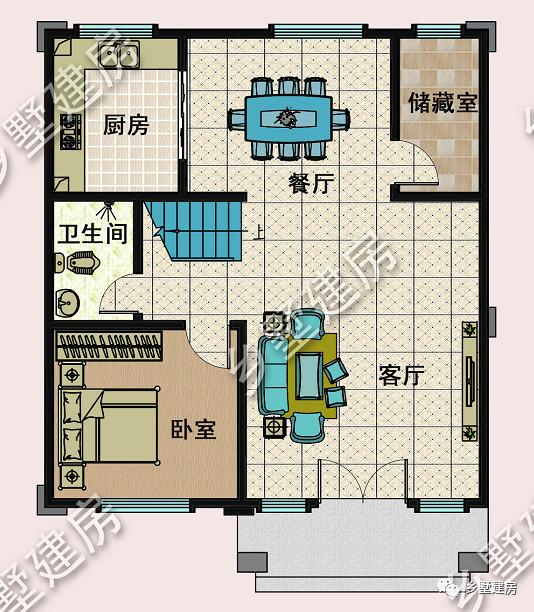 占地94平的三層農(nóng)村別墅設(shè)計(jì)圖，霸氣又時(shí)尚，漂亮又舒適