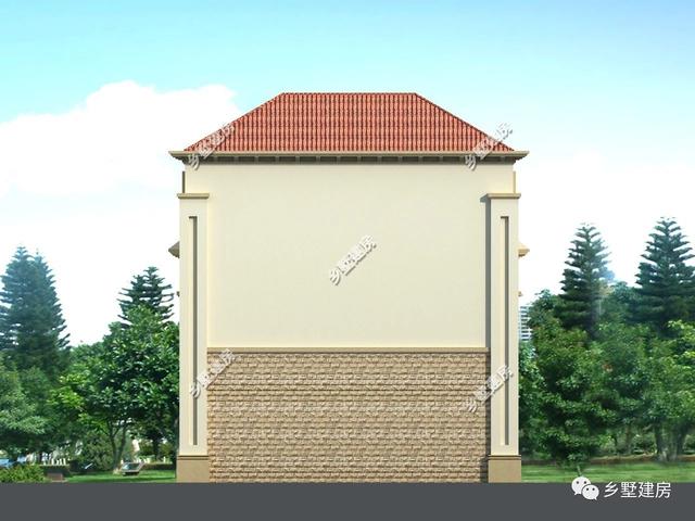 很贊的一款占地面積140平的三層別墅設(shè)計圖，滿滿的華麗麗豪宅既視感